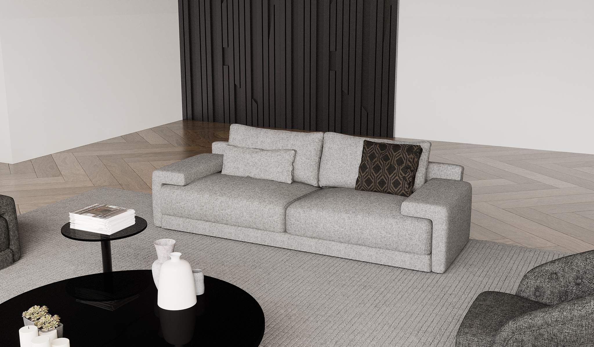 Canapea modulară Natuzzi - Luxe, 215x95x65 cm