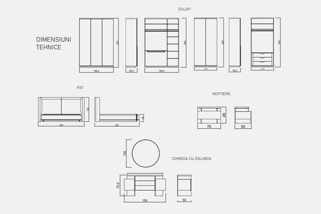 Set Dormitor Aurum