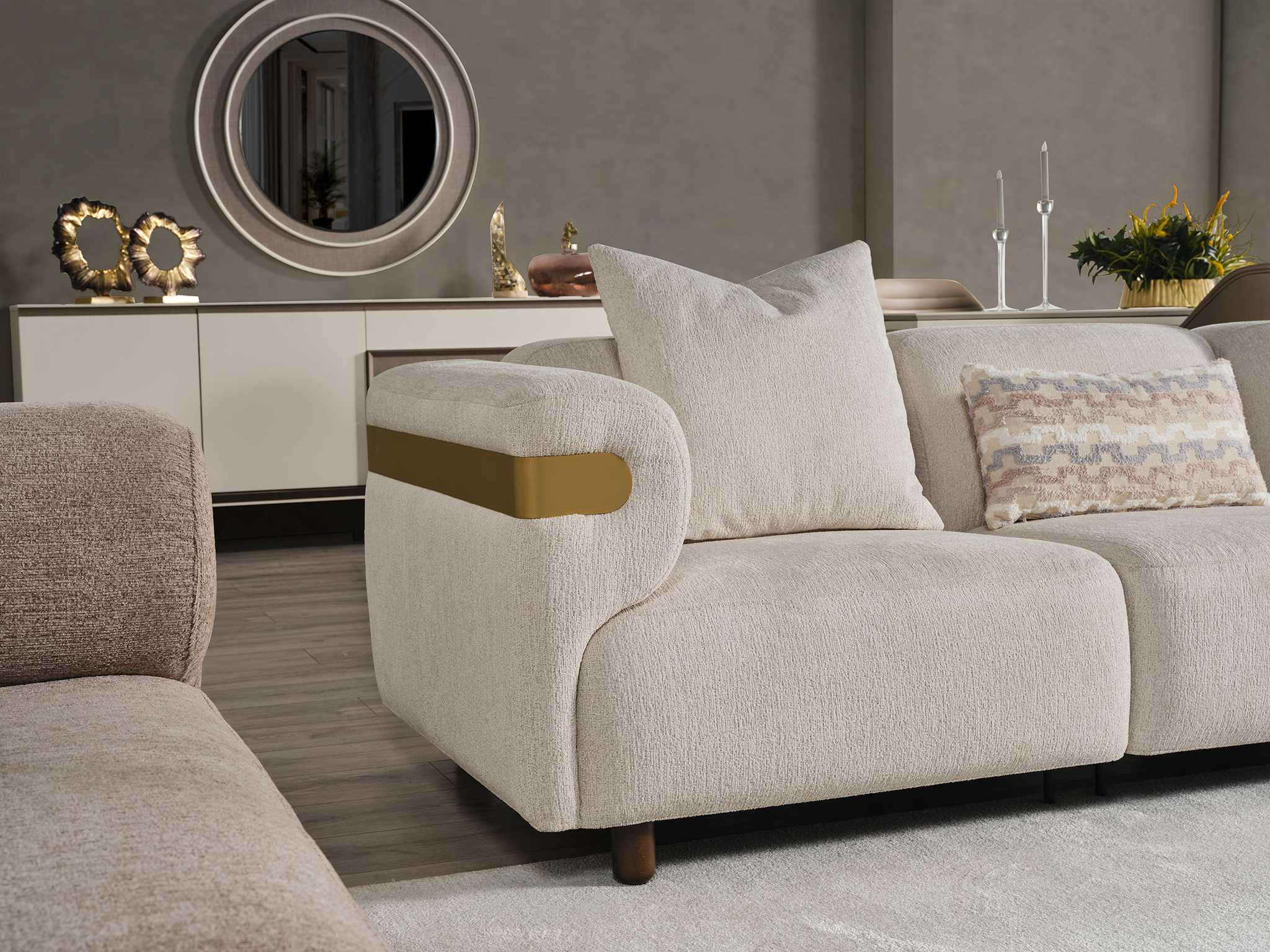 Canapea modulară Glow - Luxe, 262x93 cm