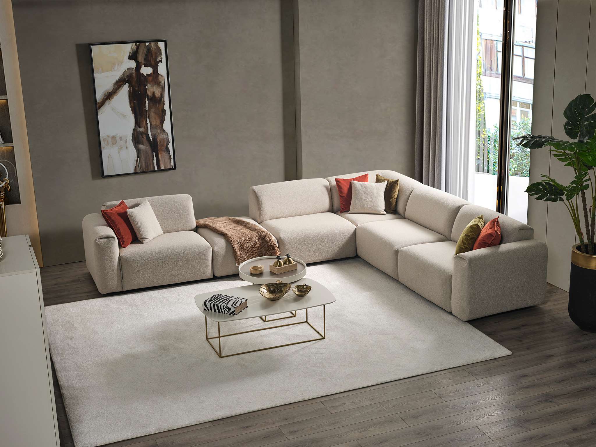 Canapea modulară Vario - Exclusive, 364x294 cm