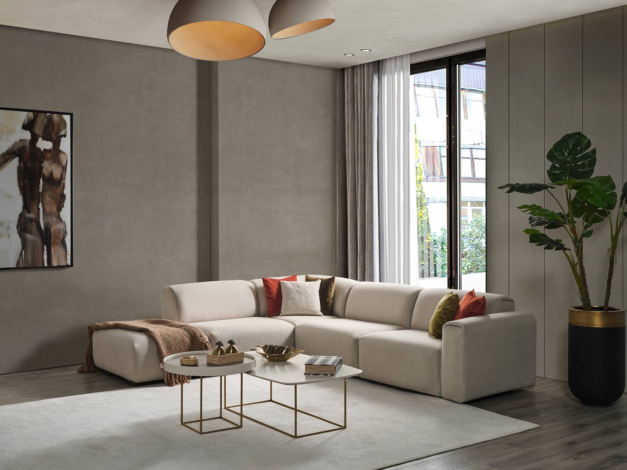 Canapea modulară Vario - Prestige, 294x252 cm