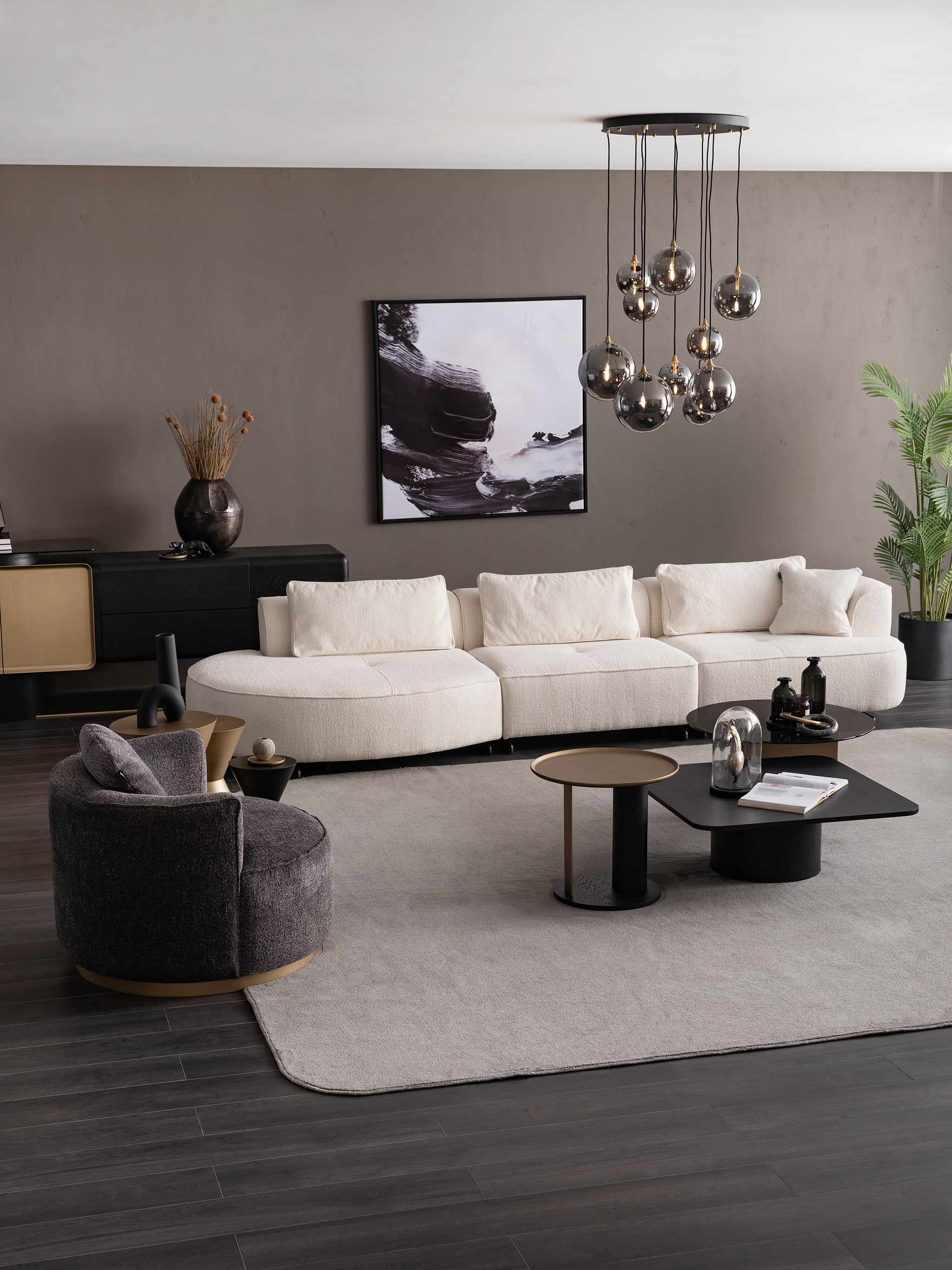 Canapea modulară Imperial - Prestige, 385x126 cm