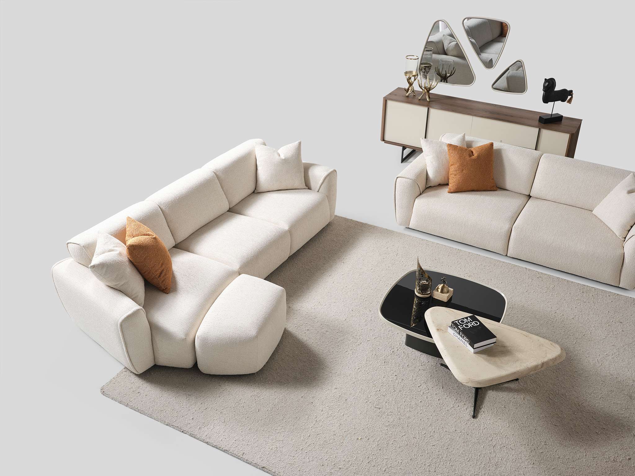 Canapea modulară Light - Prestige, 292x125 cm