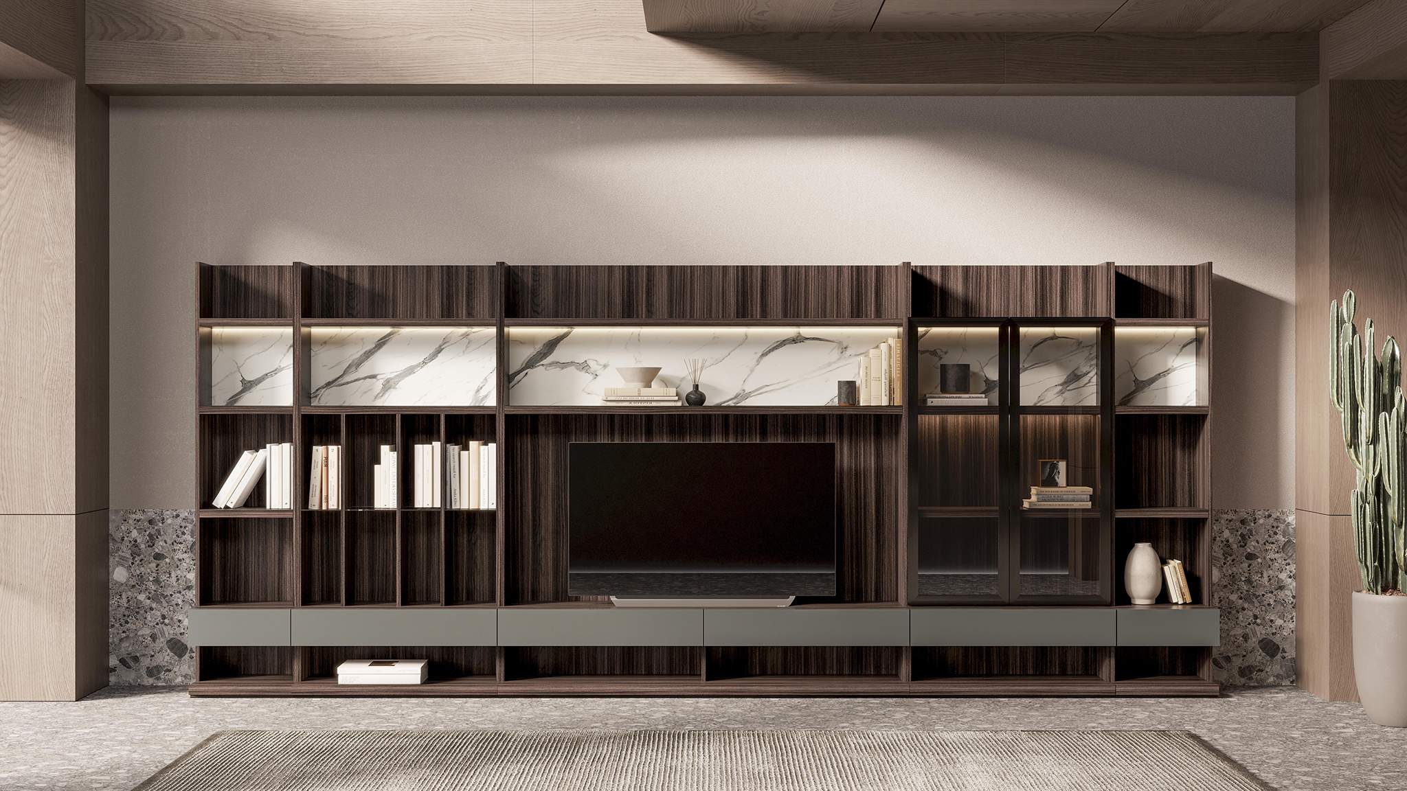 Unitate TV Sereno - Exclusive, 450 cm