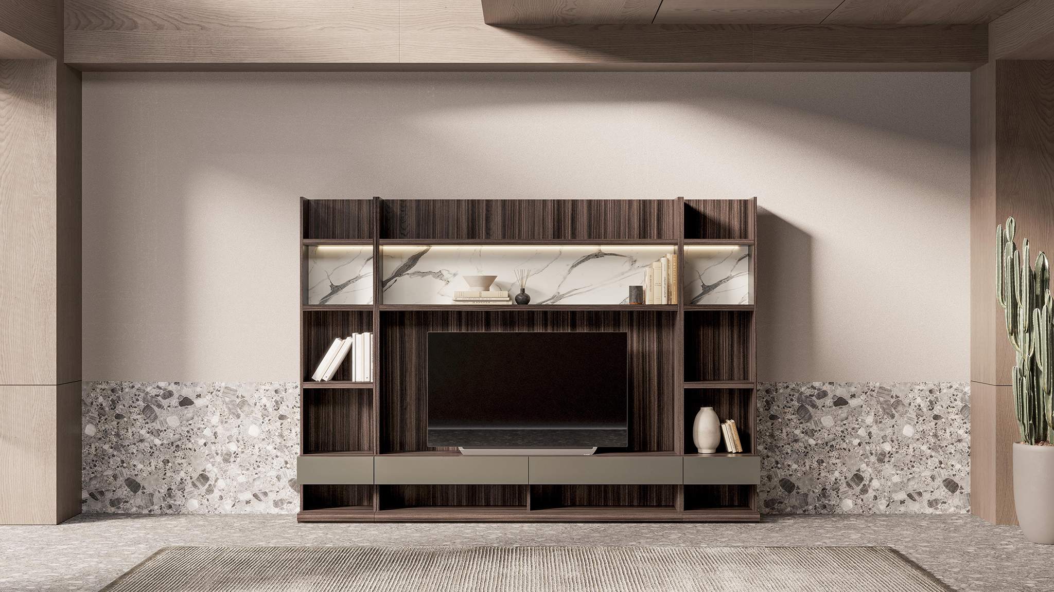 Unitate TV Sereno - Prestige, 270 cm
