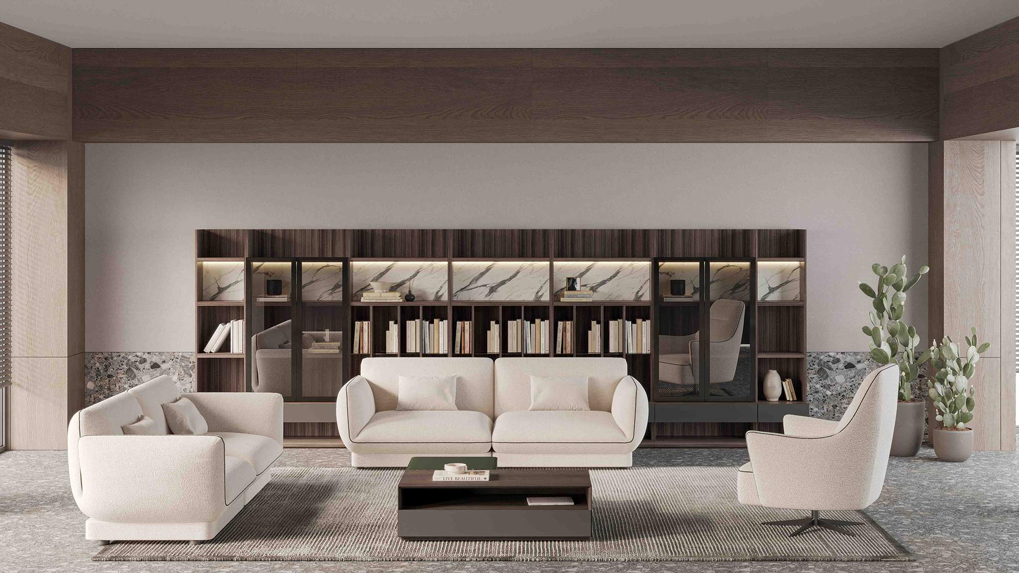 Canapea modulară Sereno - Compact, 250x98 cm