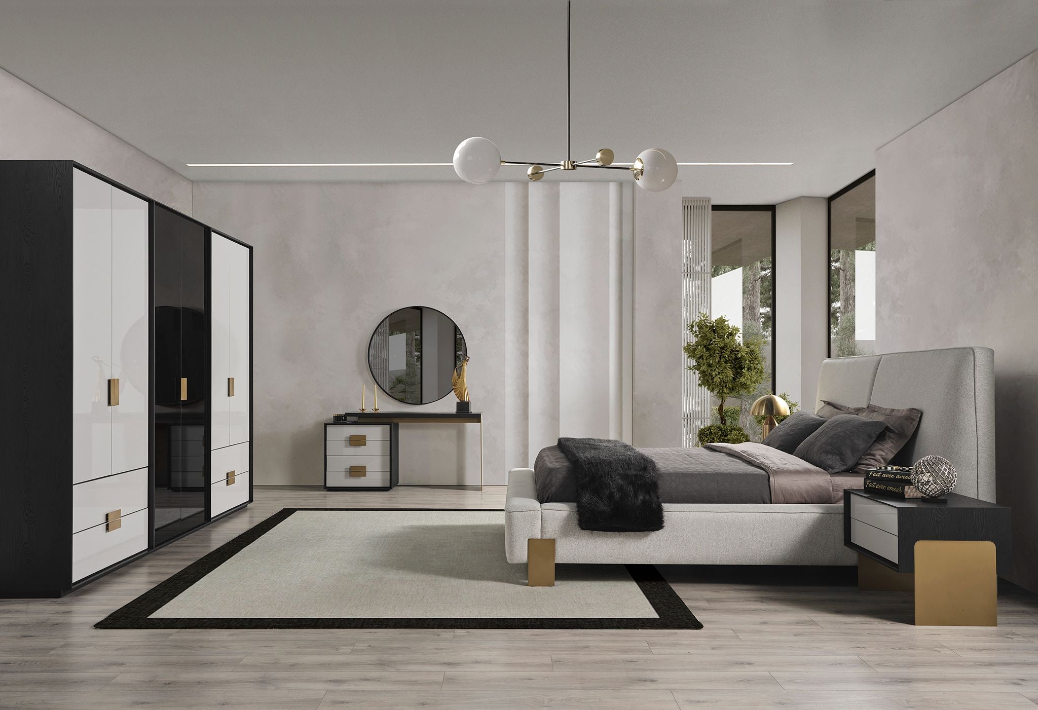 Set Dormitor Obsidian