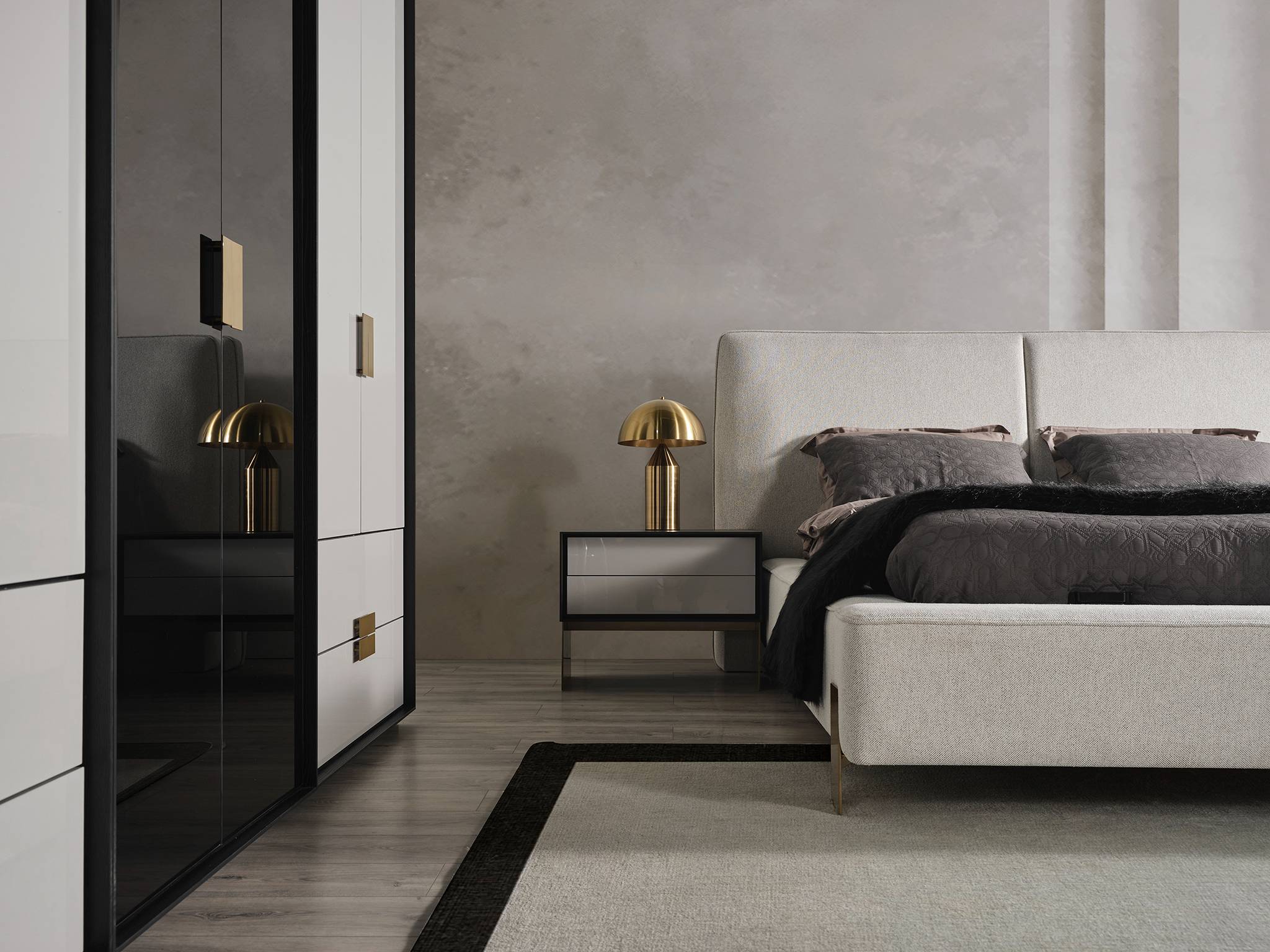 Set Dormitor Obsidian