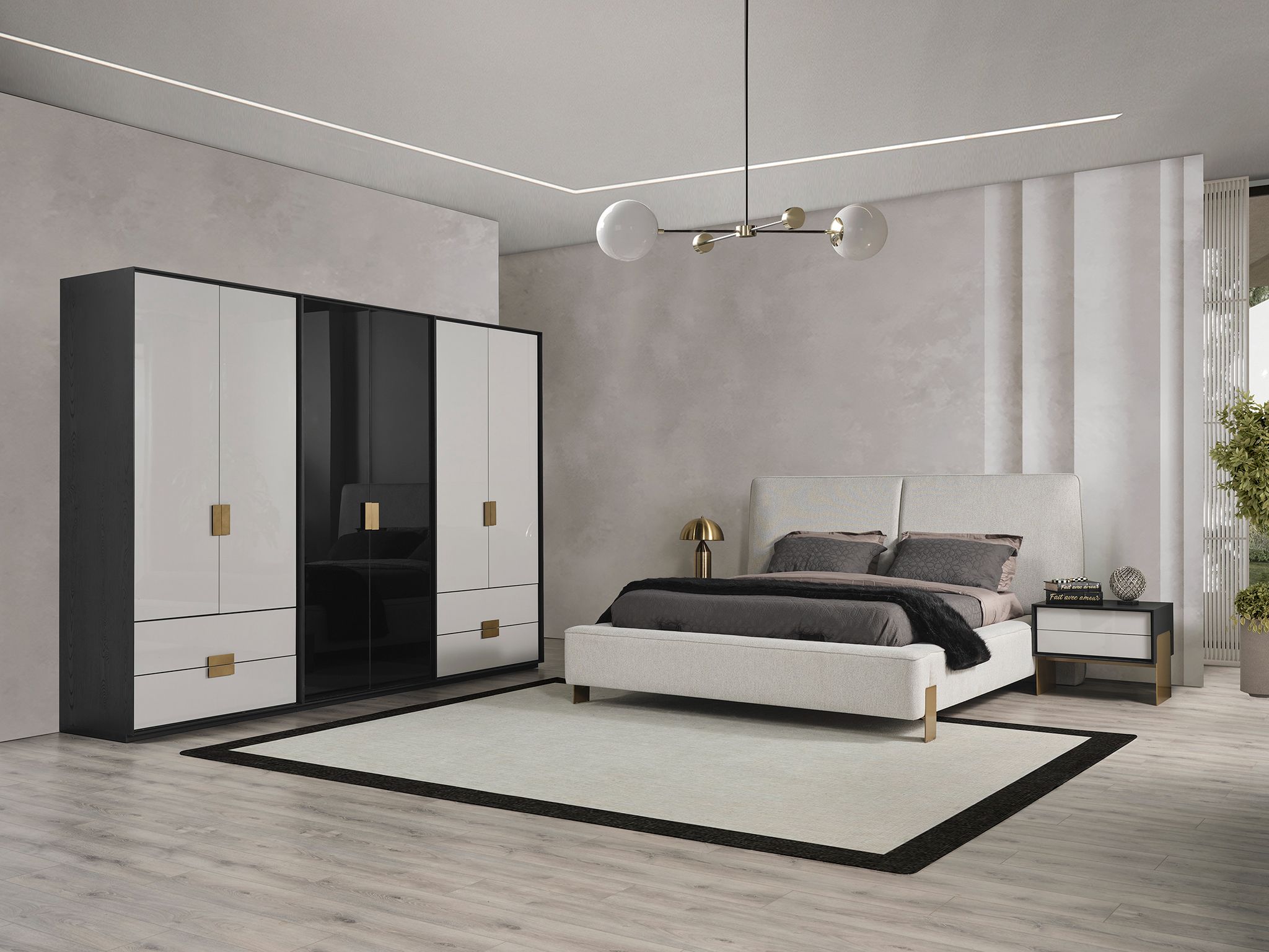 Set Dormitor Obsidian