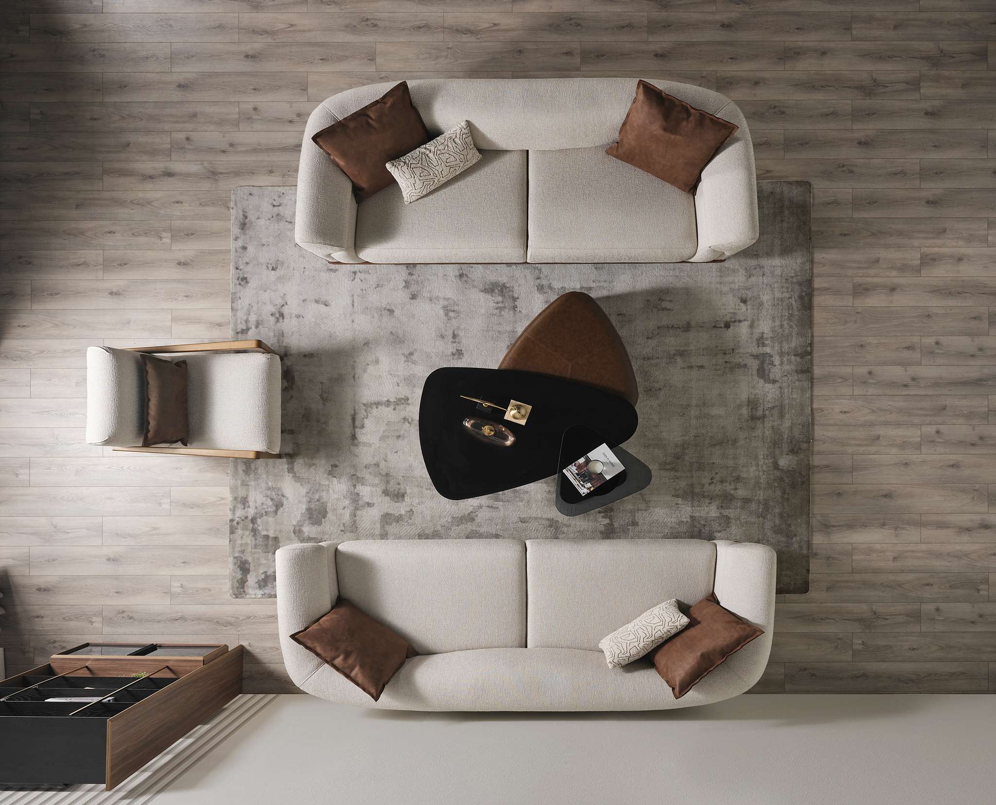 Canapea modulară Onyx - Signature, 236x92 cm