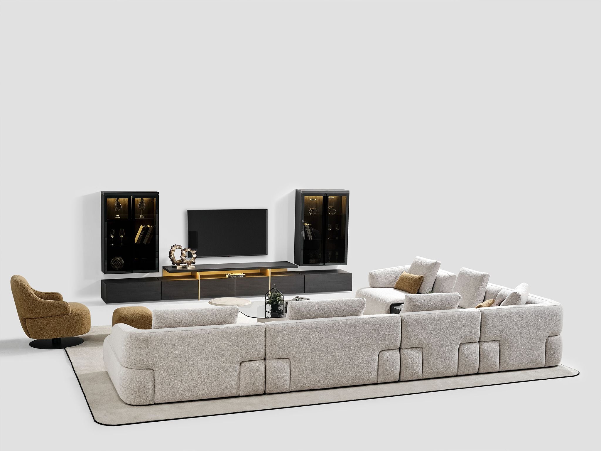 Canapea modulară Aurum - Exclusive, 385x340 cm
