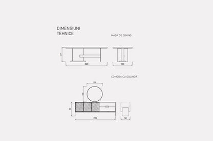 Set Dining Obsidian