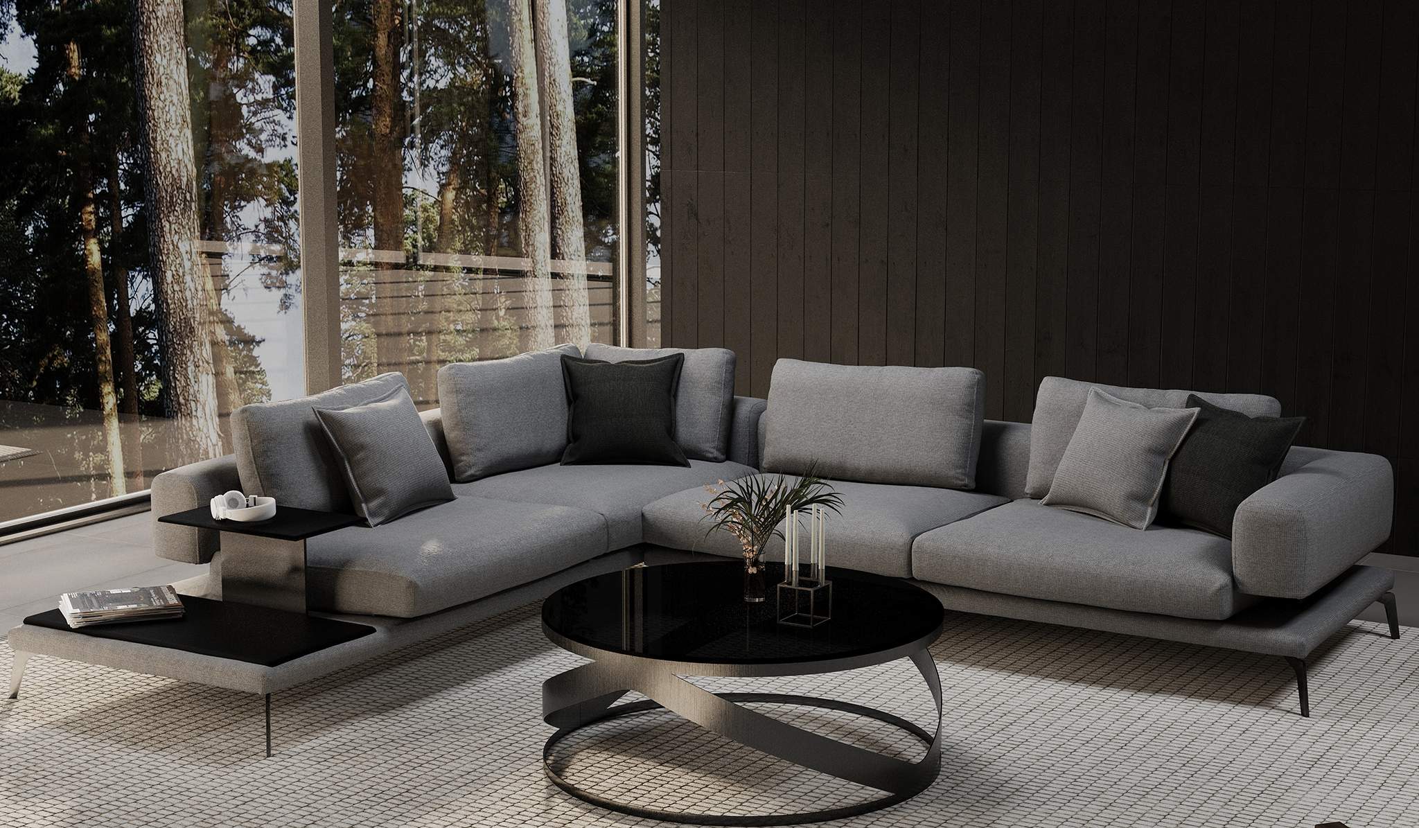 Canapea modulară Minotti - Exclusive, 310x265x65 cm