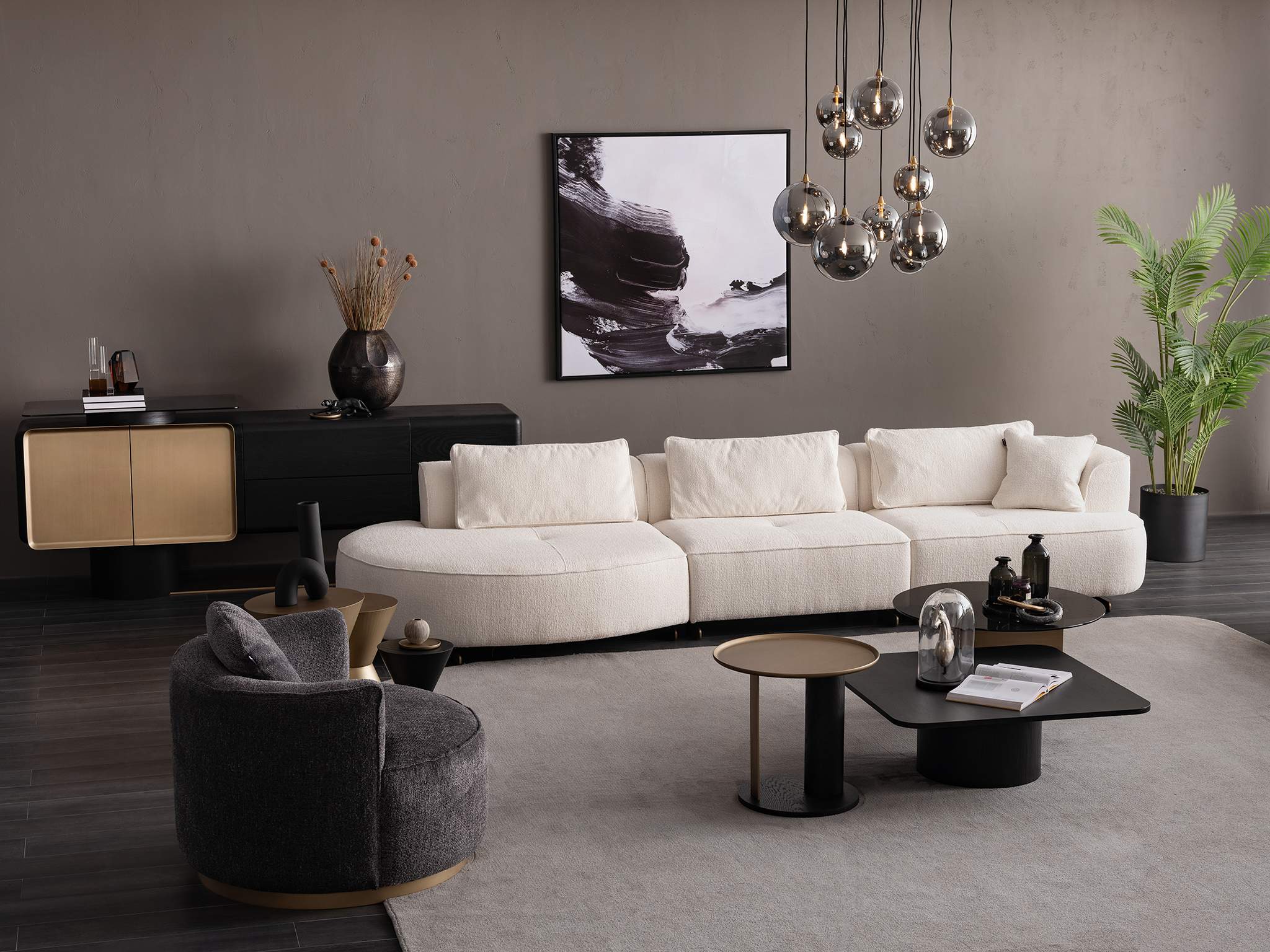 Canapea modulară Imperial - Prestige, 385x126 cm