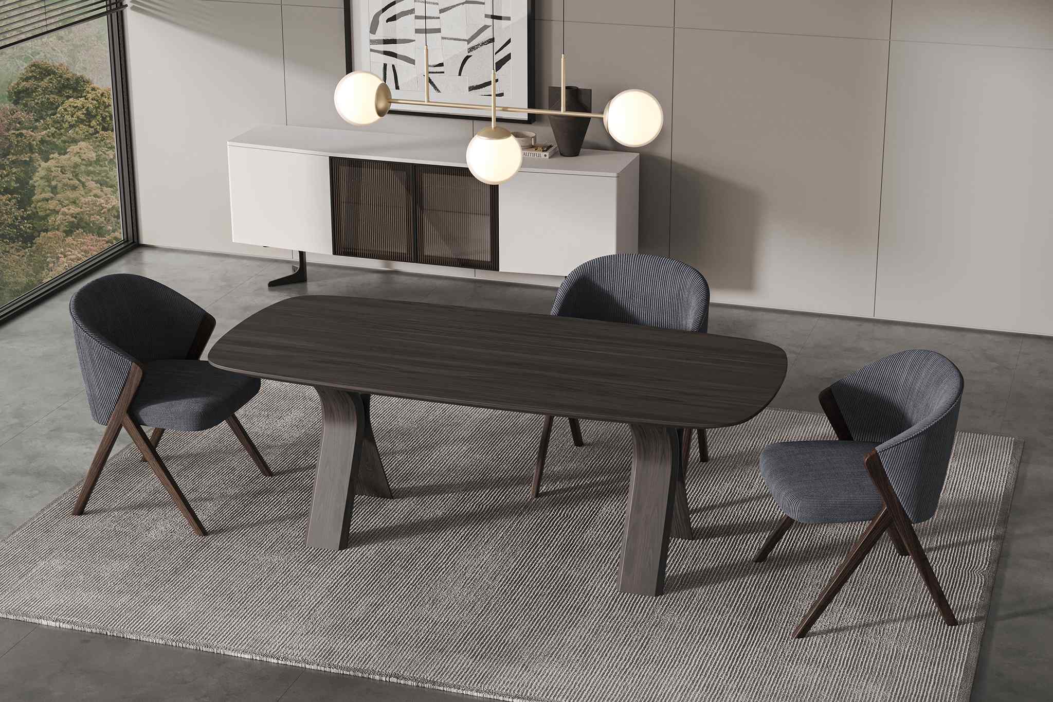 Set Dining Sienna Grey