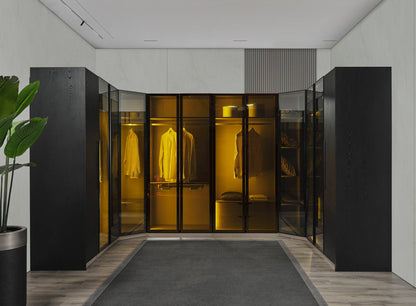 Dressing modular Noir - Exclusive, 245x390x245 cm