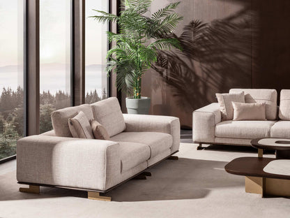 Canapea modulară Velur - Luxe, 254x114 cm